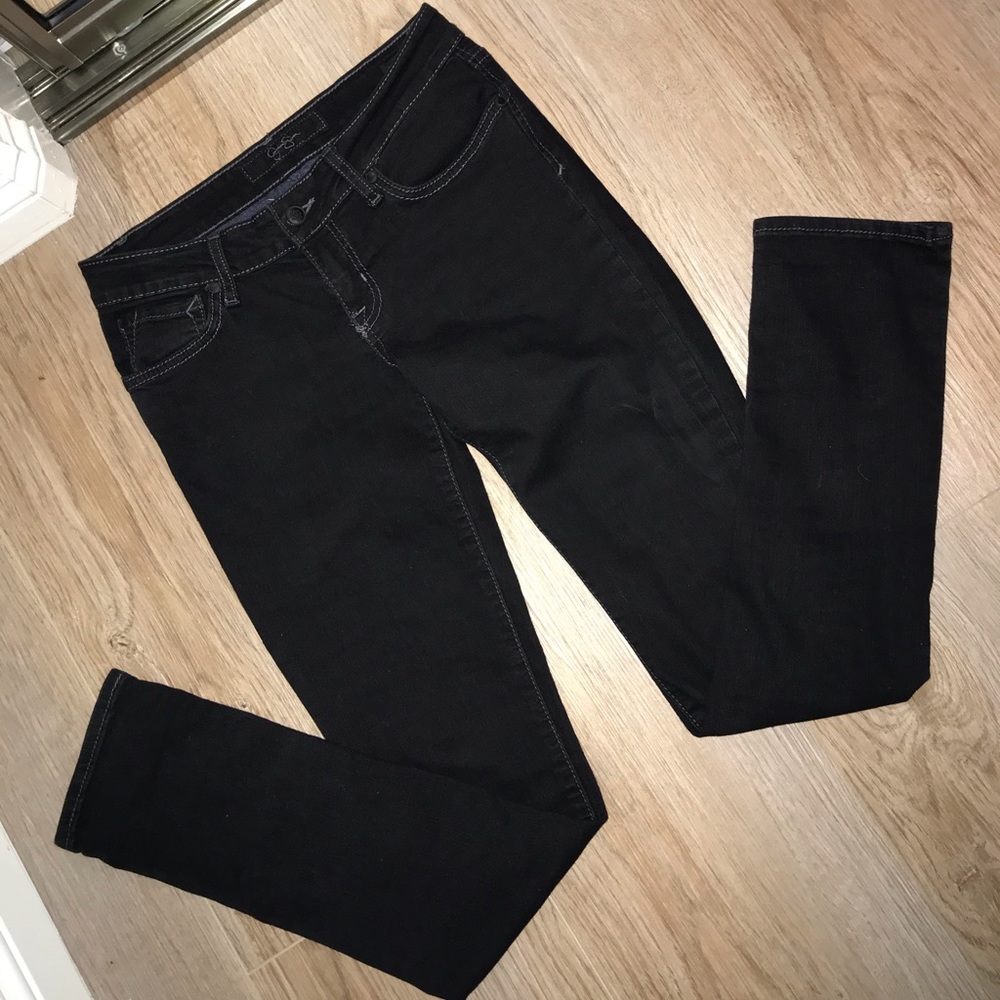 Jessica Simpson black low rise pants